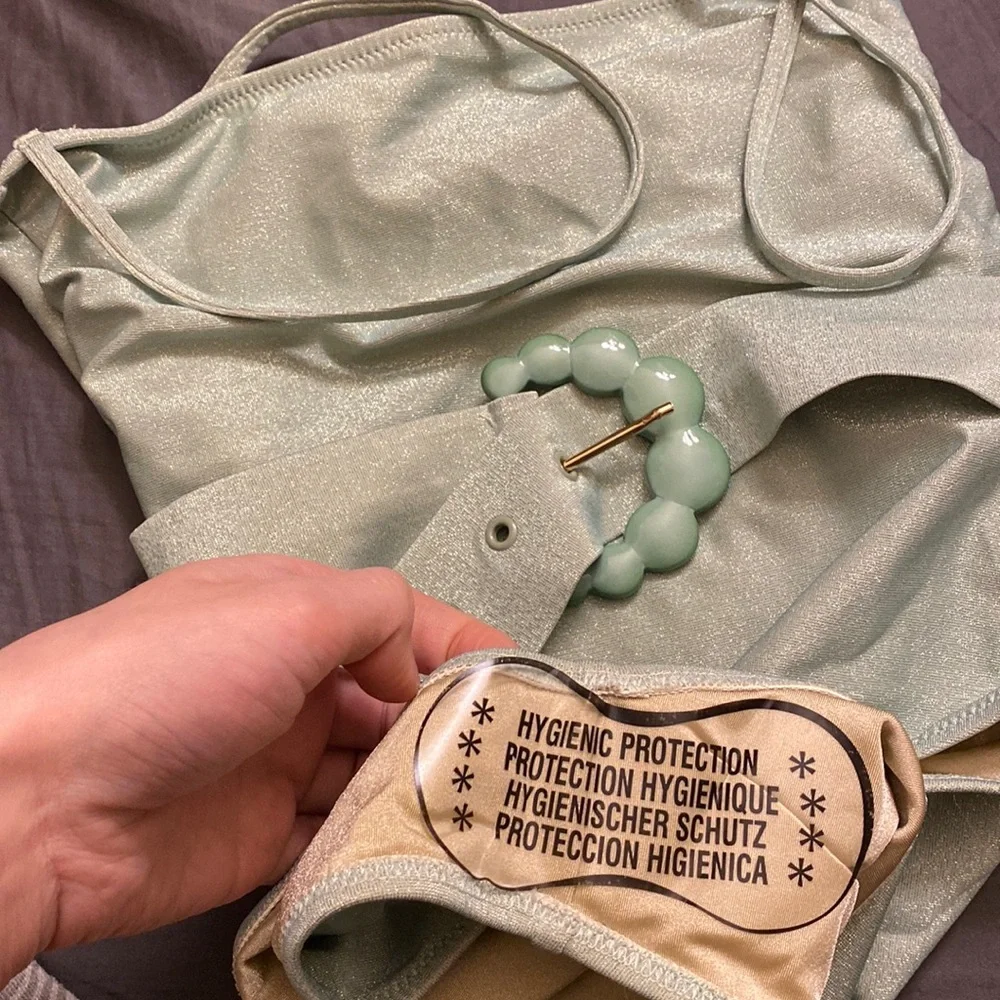 NWT Shani Shemer Swimwear Reef Bandeau designer one piece swimsuit bathing suit - Picture 14 of 16